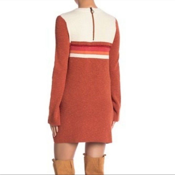 Free People Color-block Sweater Dress - Picture 6 of 6